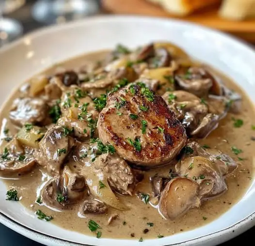 Zelfgemaakte Beef Stroganoff, een echte traktatie om te delen