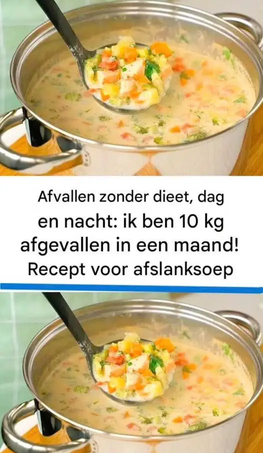 Ik ben 10 kilo afgevallen in een maand zonder dieet! Mijn afslanksoeprecept, dag en nacht