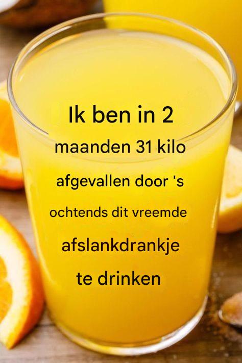 Ochtenddrankje om snel 18 kilo te verbranden