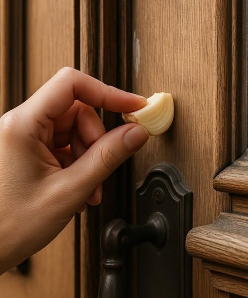 Werk knoflook op je deur. Hij zei dat hij het nog nooit had gezien!