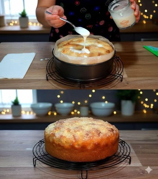 Kerstappeltaart met zure roomtopping – Eenvoudig en snel recept voor de traditionele Duitse keuken